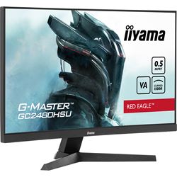 iiyama G-Master Red Eagle curved gaming monitor GC2480HSU-B1 23.6", Full HD, 180Hz, 0.5ms, FreeSync, HDMI, Display Port, USB Hub thumbnail 2