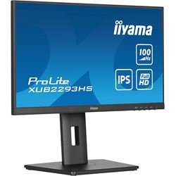 *NON PRISTINE BOX* iiyama ProLite monitor XUB2293HS-B6 22" IPS panel, 3-side borderless design, height adjustable stand, HDMI, DP, 100 Hz thumbnail 6