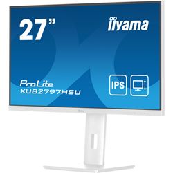 iiyama ProLite Monitor XUB2797HSU-W2 27", White, 1ms, 100 Hz, Height Adjustable, IPS Panel, HDMI, DisplayPort, standard HD thumbnail 3