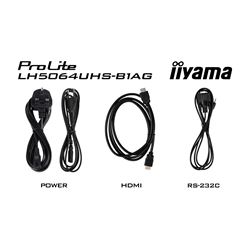 iiyama ProLite LH5064UHS-B1AG 50" Digital Signage, IPS, 4K, 24/7, USB-C, HDMI, Landscape/Portrait, iiSignage², Android 14 OS and FailOver thumbnail 14