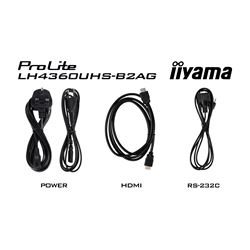 iiyama ProLite LH4360UHS-B2AG 43", VA, 4K, 24/7 Hours Operation, HDMI x 3, Landscape/Portrait, Android OS and FailOver thumbnail 19