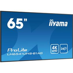 iiyama ProLite monitor LH6541UHS-B1AG 65", VA, 4K UHD, 24/7 Hours Operation, Portrait/Landscape, 10w Speakers, Built in media player, Anti-Glare thumbnail 2