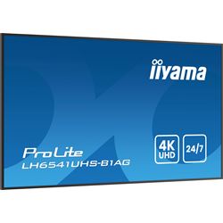iiyama ProLite monitor LH6541UHS-B1AG 65", VA, 4K UHD, 24/7 Hours Operation, Portrait/Landscape, 10w Speakers, Built in media player, Anti-Glare thumbnail 5