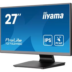 iiyama ProLite monitor T2752MSC-B1AG 27", Projective Capacitive 10pt touch, IPS, Scratch resistant, HDMI, DisplayPort, Edge to edge glass, Anti-Glare thumbnail 2