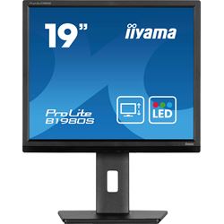 iiyama ProLite monitor B1980S-B1 19" 5:4 Black, Height Adjustable, Black, HDMI, DisplayPort, TN panel, speakers