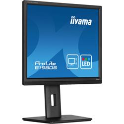 iiyama ProLite monitor B1980S-B1 19" 5:4 Black, Height Adjustable, Black, HDMI, DisplayPort, TN panel, speakers thumbnail 3