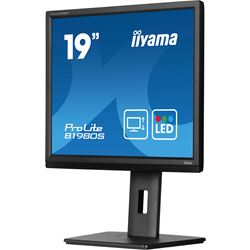 iiyama ProLite monitor B1980S-B1 19" 5:4 Black, Height Adjustable, Black, HDMI, DisplayPort, TN panel, speakers thumbnail 2