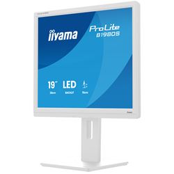iiyama ProLite monitor B1980S-W1 19" 5:4, Height Adjustable, White, HDMI, DisplayPort, Speakers, TN Panel. thumbnail 5