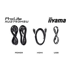 iiyama ProLite monitor XU2793HSU-B7, 27" 3-side borderless design, IPS, HDMI, DisplayPort, FreeSync, Flicker free, 100hz refresh rate thumbnail 11