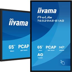 iiyama ProLite monitor T6529AS-B1AG 65", all-in-one P-Cap 20pt Touch, 4K, VA DLED panel Touch Screen with Android OS thumbnail 6