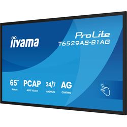 iiyama ProLite monitor T6529AS-B1AG 65", all-in-one P-Cap 20pt Touch, 4K, VA DLED panel Touch Screen with Android OS thumbnail 7