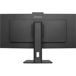 iiyama ProLite curved monitor XCB3497WQSNPH-B1 34" VA curved ultra-wide screen with KVM Switch, LAN and USB-C Dock, built-in Windows Hello camera and mic HDMI and Height Adjustment thumbnail 8