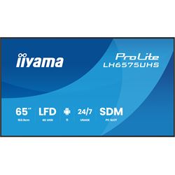 iiyama ProLite monitor LH6575UHS-B2AG 65", Digital Signage Android OS, IPS, HDMI, DisplayPort, 4K, 24/7, Landscape/Portrait, Media Player, Intel® SDM slot, Wifi, Anti-Glare thumbnail 0