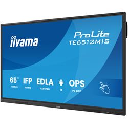 iiyama ProLite TE6512MIS-B4AG 65’’ Google EDLA Certified Interactive 4K UHD Touchscreen with integrated annotation software thumbnail 2
