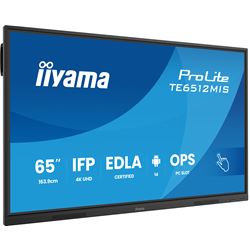 iiyama ProLite TE6512MIS-B4AG 65’’ Google EDLA Certified Interactive 4K UHD Touchscreen with integrated annotation software thumbnail 1
