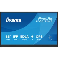 iiyama ProLite TE6512MIS-B4AG 65’’ Google EDLA Certified Interactive 4K UHD Touchscreen with integrated annotation software thumbnail 0