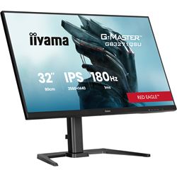 iiyama G-Master Red Eagle gaming monitor GB3271QSU-B2 32" Black, 2560 x 1440, 1ms, 180hz, FreeSync, HDMI, Display Port, Height Adjustable thumbnail 2