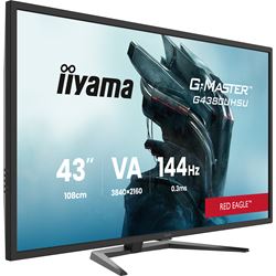 iiyama G-Master Red Eagle gaming monitor G4380UHSU-B2 43" Black, VA panel, 144hz, 4K, 0.3ms, FreeSync, HDMI/DisplayPort with USB Hub thumbnail 1