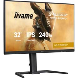 iiyama G-Master Gold Phoenix gaming monitor GB3290QSU-B1 32", 2560 x 1440, 1ms, FreeSync Premium, Display Port, 240hz refresh rate, Height Adjustable thumbnail 3