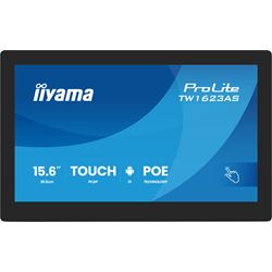 iiyama ProLite TW1623AS-B3P, 15.6” Full HD PCAP 10pt touch screen with Android, iiSignage² and POE Technology thumbnail 0