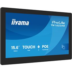 iiyama ProLite TW1623AS-B3P, 15.6” Full HD PCAP 10pt touch screen with Android, iiSignage² and POE Technology thumbnail 2