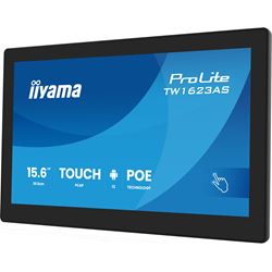 iiyama ProLite TW1623AS-B3P, 15.6” Full HD PCAP 10pt touch screen with Android, iiSignage² and POE Technology thumbnail 3