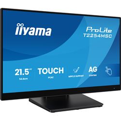 iiyama ProLite monitor T2254MSC-B2AG 22", Projective Capacitive 10pt touch, Anti-glare coating, IPS, Ultra thin bezel, HDMI, edge to edge thumbnail 2