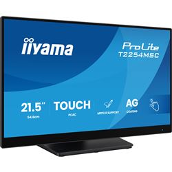 iiyama ProLite monitor T2254MSC-B2AG 22", Projective Capacitive 10pt touch, Anti-glare coating, IPS, Ultra thin bezel, HDMI, edge to edge thumbnail 3