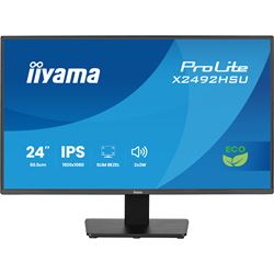 iiyama ProLite monitor X2492HSU-B1 24" IPS, 120Hz, Black, 4-side slim bezel and B energy class, HDMI, Display Port, USB Hub thumbnail 0