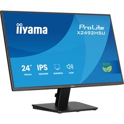 iiyama ProLite monitor X2492HSU-B1 24" IPS, 120Hz, Black, 4-side slim bezel and B energy class, HDMI, Display Port, USB Hub thumbnail 3