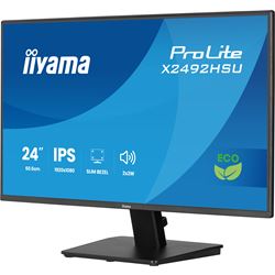 iiyama ProLite monitor X2492HSU-B1 24" IPS, 120Hz, Black, 4-side slim bezel and B energy class, HDMI, Display Port, USB Hub thumbnail 4