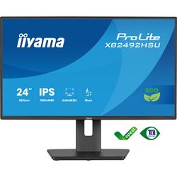 iiyama ProLite monitor XB2492HSU-B1 24" IPS, Height Adjustable, 120Hz, Black, 4-side slim bezel and B energy class, HDMI, Display Port, USB Hub thumbnail 0