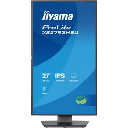 iiyama ProLite monitor XB2792HSU-B1 27" Height adjustable, IPS, 120Hz, Black, 4-side slim bezel and B energy class, HDMI, Display Port, USB Hub thumbnail 2