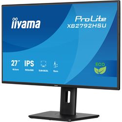 iiyama ProLite monitor XB2792HSU-B1 27" Height adjustable, IPS, 120Hz, Black, 4-side slim bezel and B energy class, HDMI, Display Port, USB Hub thumbnail 5