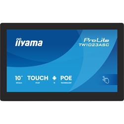 iiyama ProLite TW1023ASC-B3P, 10.1” PCAP 10pt touch screen with Android and Power over Ethernet Technology, iiSignage², Webcam/Mic