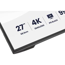 iiyama ProGraphic HB2701UHSNP-B1 monitor 27" IPS, 4K, QHD resolution, Height Adjustable, KVM switch, engineered for designers, photographers, and content creators  thumbnail 7