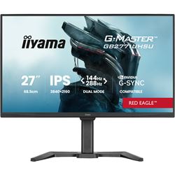 iiyama G-Master Red Eagle gaming monitor GB2771UHSU-B1 27" Black, 4-side Slim Bezel, IPS, max 288Hz, 0.8ms, 4K, FreeSync, HDMI, Display Port, USB Hub