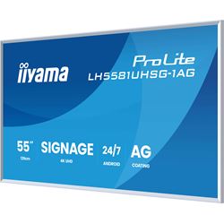 iiyama Prolite monitor LH5581UHSG-1AG 55", removable frame: magnetically attached, VA, 4K, 24/7, Landscape/Portrait, Android OS, Anti-glare thumbnail 3