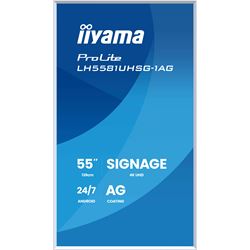 iiyama Prolite monitor LH5581UHSG-1AG 55", removable frame: magnetically attached, VA, 4K, 24/7, Landscape/Portrait, Android OS, Anti-glare thumbnail 7