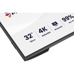 iiyama ProGraphic HB3201UHSNP-B1 monitor 32" IPS, 4K, QHD resolution, Height Adjustable, KVM switch, engineered for designers, photographers, and content creators  thumbnail 8