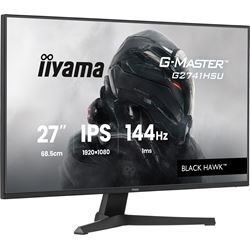 iiyama G-Master Black Hawk gaming monitor G2741HSU-B1 27" Black, IPS, Ultra Slim Bezel, Full HD, 144Hz, 1ms, FreeSync, HDMI, Display Port, USB Hub thumbnail 1