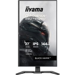 iiyama G-Master Black Hawk gaming monitor GB2741QSU-B1 27" Black, Height Adjustable, IPS, Ultra Slim Bezel, QHD Resolution, 144Hz, 1ms, FreeSync, HDMI, Display Port, USB Hub thumbnail 1