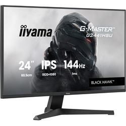 iiyama G-Master Black Hawk gaming monitor G2441HSU-B1 24" Black, IPS, Ultra Slim Bezel, Full HD, 144Hz, 1ms, FreeSync, HDMI, Display Port, USB Hub thumbnail 0