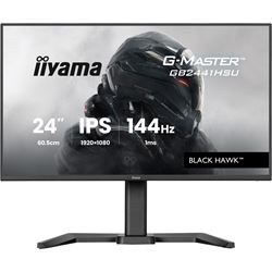 iiyama G-Master Black Hawk gaming monitor GB2441HSU-B1 24" Black, IPS, Height Adjustable, Ultra Slim Bezel, Full HD, 144Hz, 1ms, FreeSync, HDMI, Display Port, USB Hub thumbnail 0