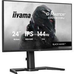 iiyama G-Master Black Hawk gaming monitor GB2441HSU-B1 24" Black, IPS, Height Adjustable, Ultra Slim Bezel, Full HD, 144Hz, 1ms, FreeSync, HDMI, Display Port, USB Hub thumbnail 2