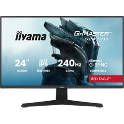 iiyama G-Master Red Eagle gaming monitor G2471HS-B1 23.8", Full HD, IPS, 240Hz, 0.3ms, Nvidia G-Sync, HDMI, Display Port thumbnail 0