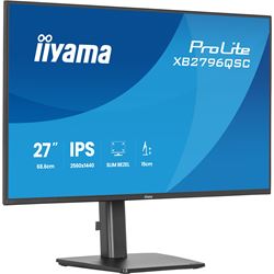 iiyama ProLite Monitor XB2796QSC-B1 27", Black, QHD Resolution, Height Adjustable, IPS Panel, USB-C connection, Blue Light Reducer, Flicker Free thumbnail 2