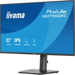 iiyama ProLite Monitor XB2796QSC-B1 27", Black, QHD Resolution, Height Adjustable, IPS Panel, USB-C connection, Blue Light Reducer, Flicker Free thumbnail 3