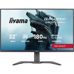 iiyama G-Master Red Eagle gaming monitor GB3272QSU-B1 32" Black, 2560 x 1440, 0.5ms, 180hz, Nvidia G-Sync, HDMI, DisplayPort, Height Adjustable, PIP and PBP thumbnail 0