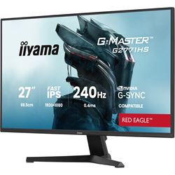 iiyama G-Master Red Eagle gaming monitor G2771HS-B1 27" Black, Ultra Slim Bezel, IPS, 240Hz, 0.4ms, Nvidia G-Sync, HDMI, Display Port, Black Tuner thumbnail 2